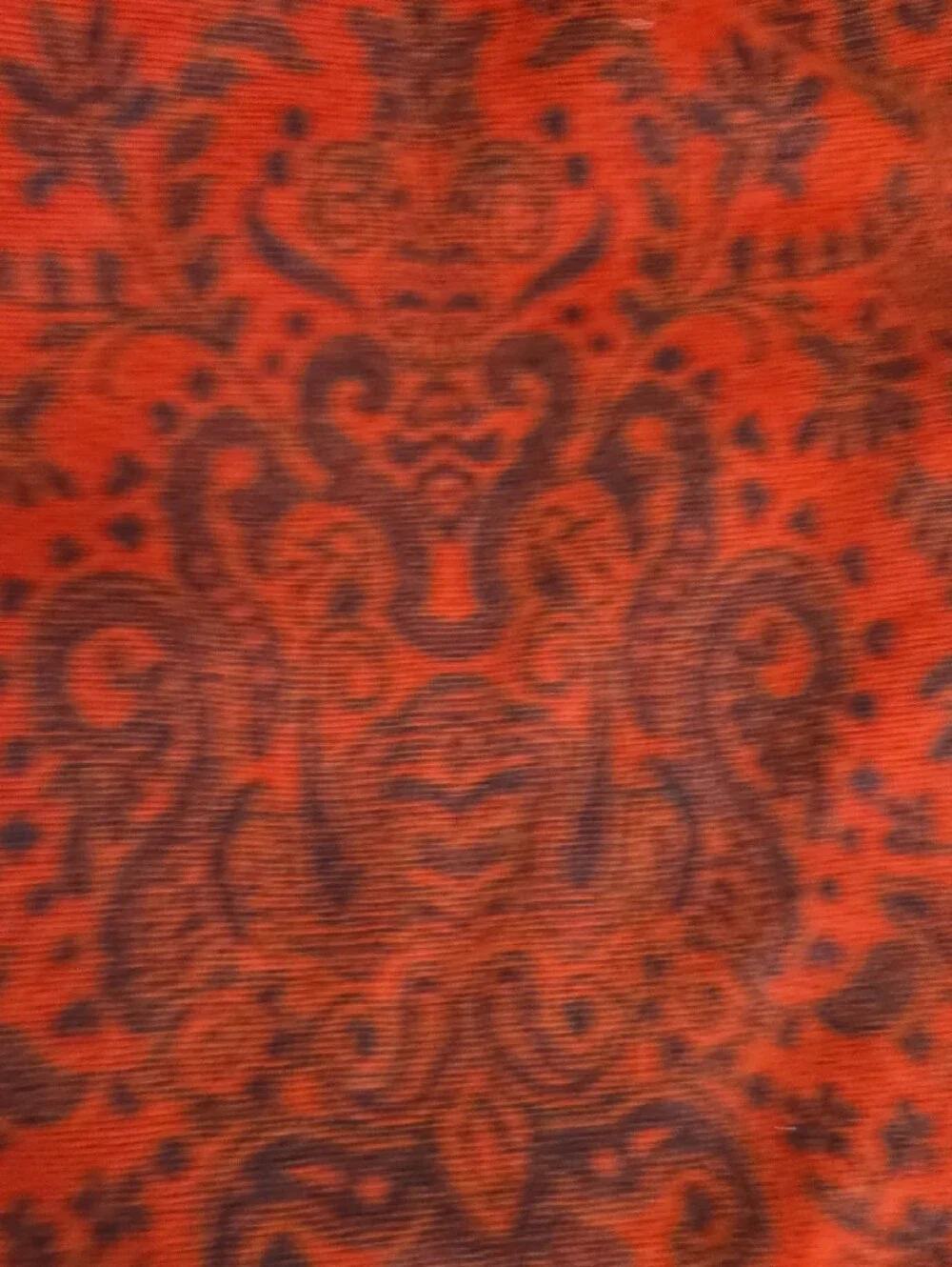 Red Paisley Wrap Scarf